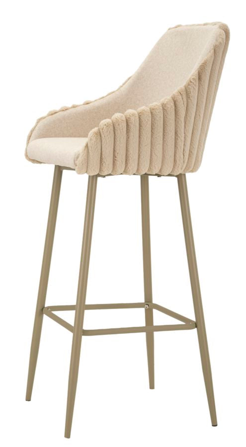 SGABELLO BAR ALASKA -A- CREMA SET 2 PZ 52x46x111 cm (ALTEZZA SEDUTA CM78)