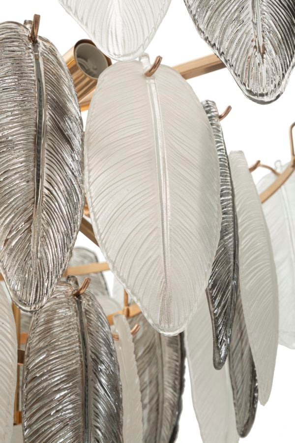 LAMPADARIO LEAFY diam 60x40-87 cm