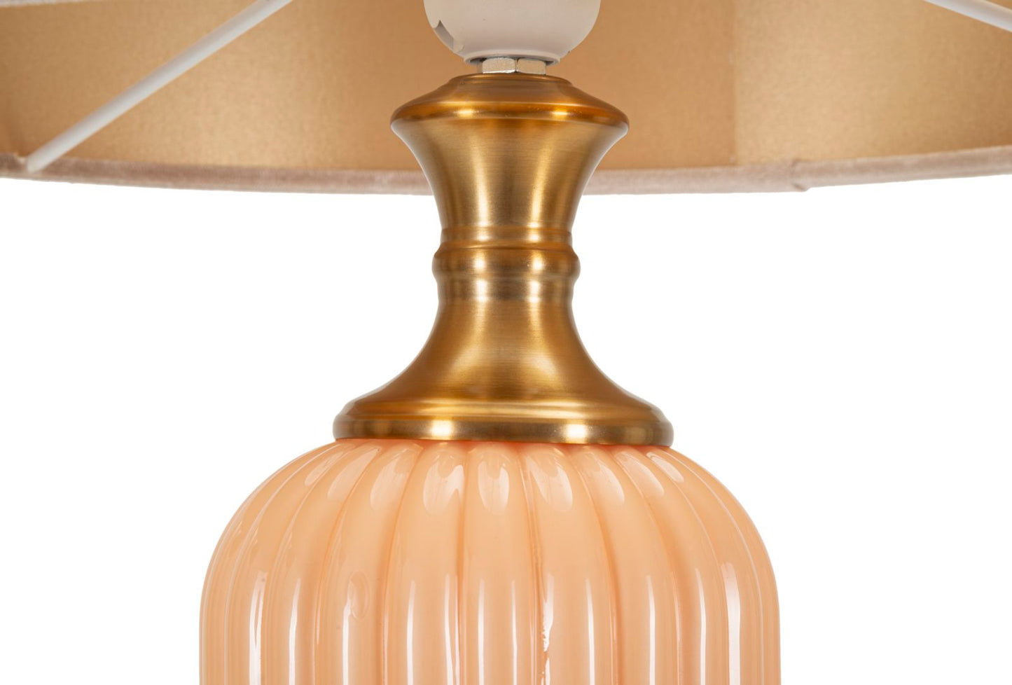 Lampada da tavolo “Perly – C” Ø 35,5 × 64 cm – design raffinato in vetro perlato