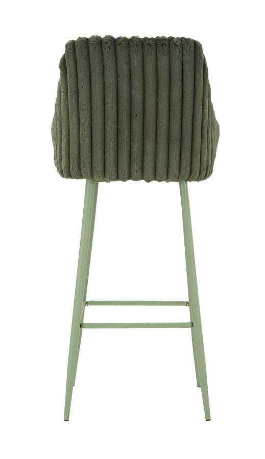 SGABELLO BAR ALASKA -A- VERDE SET 2 PZ 52x46x111H (ALTEZZA SEDUTA CM78)