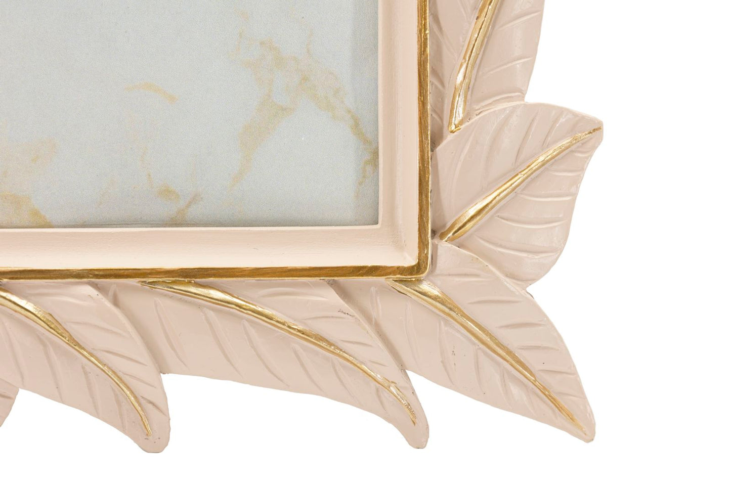 Cornice Leaffy 21,2x26,8 cm in Resina – Interno 15x20 cm Oro Satinato