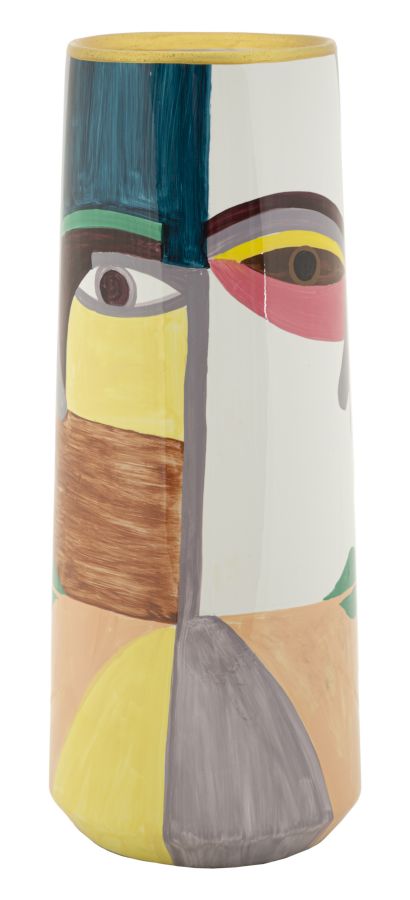 Vaso Piccassy Tall in Ceramica Multicolore H 40 cm – Mauro Ferretti