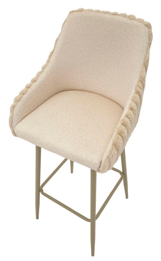 SGABELLO BAR ALASKA -A- CREMA SET 2 PZ 52x46x111 cm (ALTEZZA SEDUTA CM78)