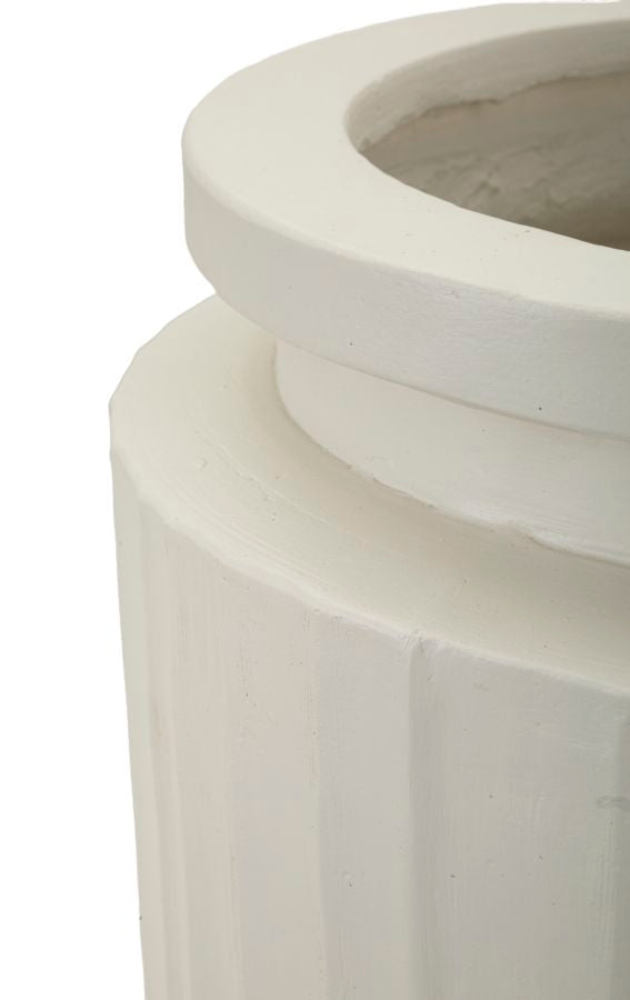 Vaso High Ø32x80 cm – Vaso Decorativo Slanciato con Finitura Effetto Pietra