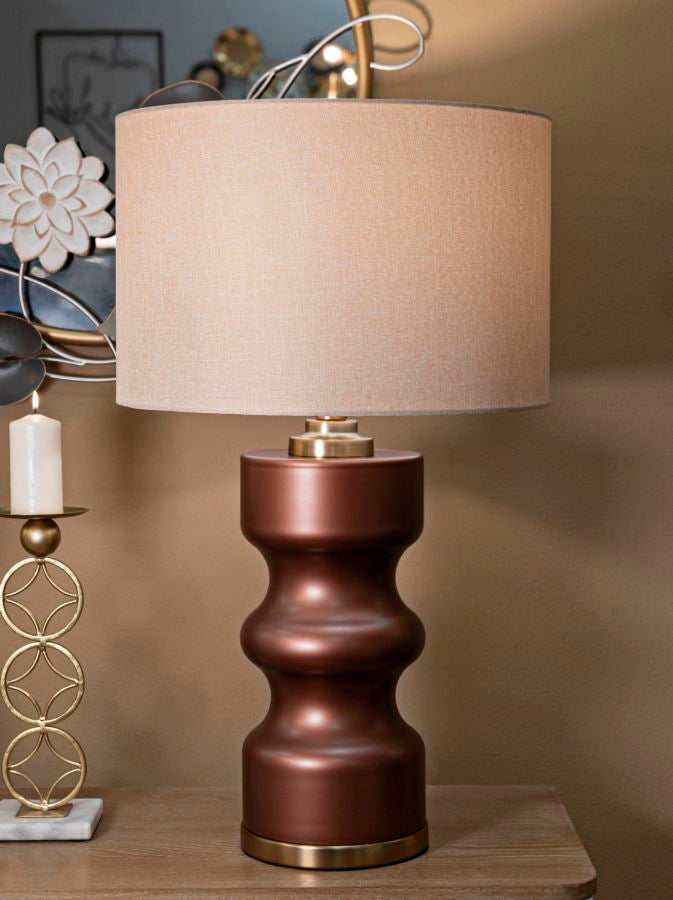 Lampada da Tavolo Rosenthal in Metallo e Vetro Ø40,5 x H69,5 cm – Design Moderno e Raffinato