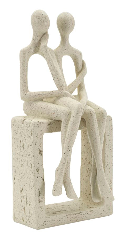 STATUETTA COPPIA STONS CM 11,5X9X25