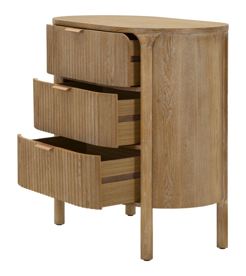 Comò Goteborg in Legno e Metallo 80,5x47x82 cm