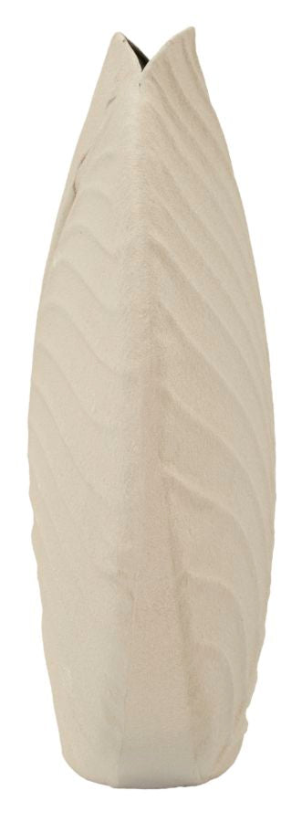 Vaso Dune Round Ø32,5x13 cm – Vaso Decorativo Basso con Texture a Onde
