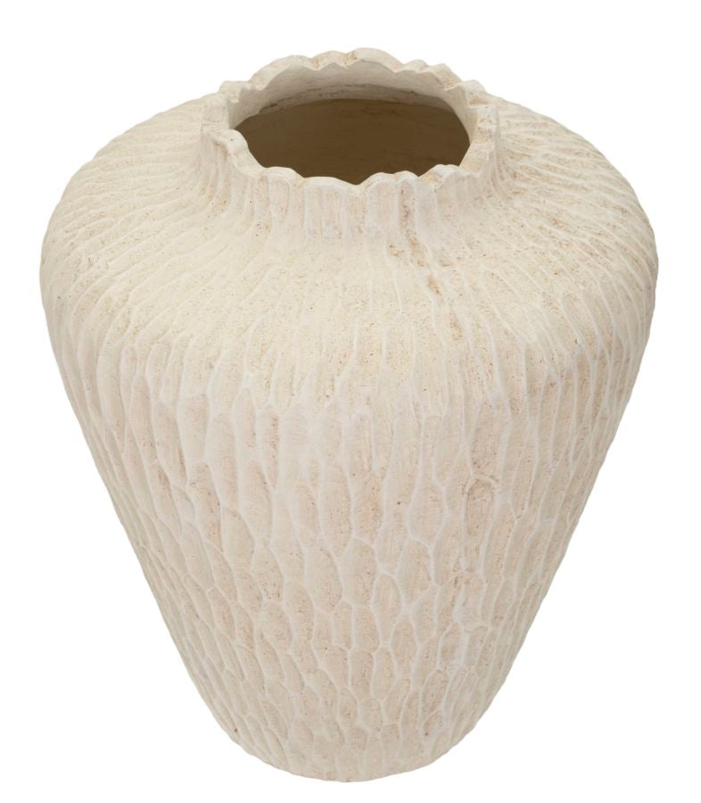 Vaso Shade Ø32x40 cm – Vaso Alto con Finitura Effetto Pietra Naturale